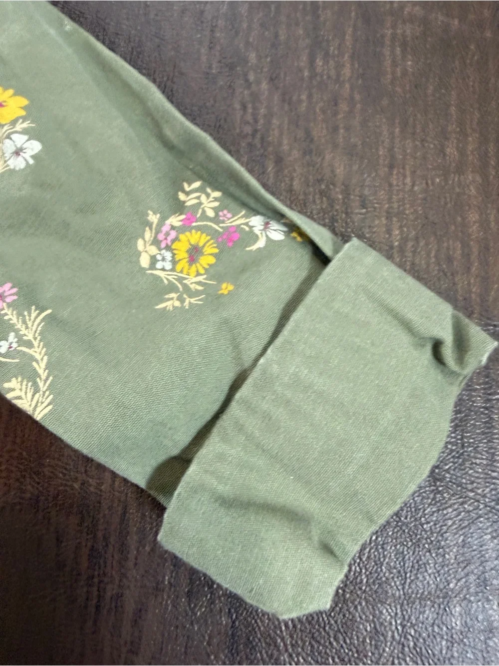 Baby Gap Girls' Olive Floral Utility Jacket Sz 2T
